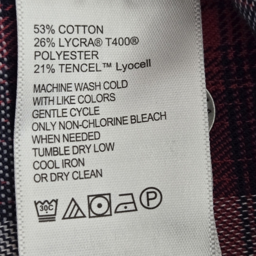 Tommy Bahama Men’s Canyon Beach Cozy Stretch Flannel Plaid size XXL - Picture 15 of 16